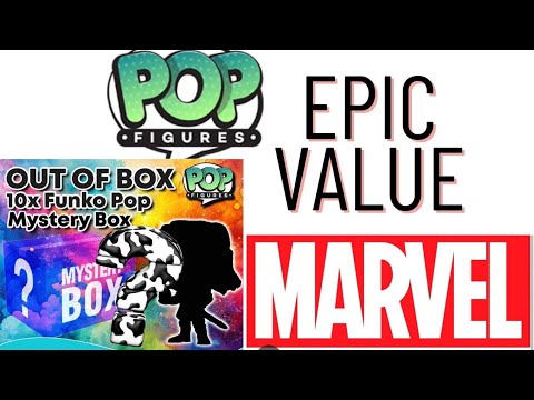 unboxing 10 marvel funko pops out of box mystery box from Pop Figures #funko #unboxing #marvel