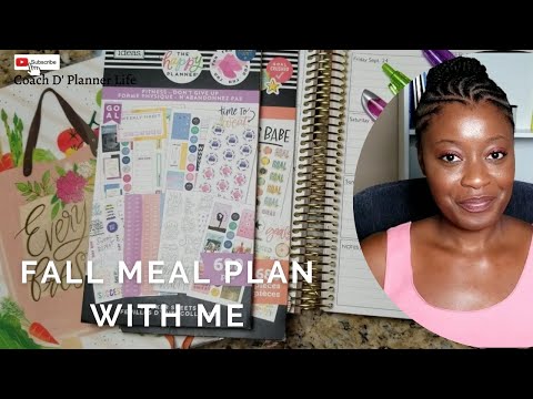 Fall Meal Planning and Weekly Meal Prep Tips