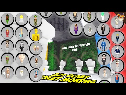 [ALL] How to get ALL 221 SCARY TOILET MORPHS in Scary Toilet Morphs | Roblox