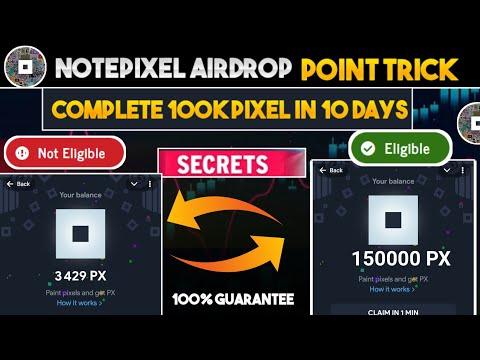 Notpixel Unlimited New Trick 100% Working | Notpixel How To Complete 100k PX Coin | Notpixel Trick