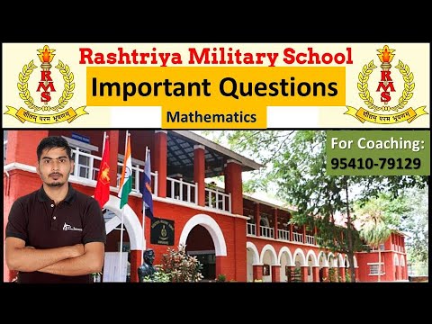 Math's Important Question for Sainik & RMS School Best Mathematics Suraj Sharma