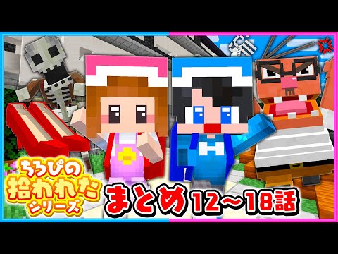 ちろぴのが拾われて学校に行くマイクラ総集編3【 マイクラ / Minecraft  】