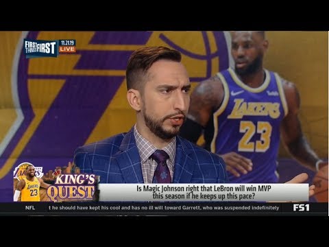 Nick STUNNED by Magic Johnson: "LeBron will definitely be league MVP this season"