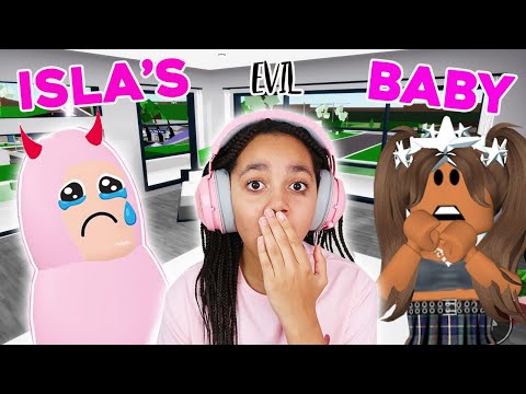 MY BEST FRIENDS BABY IS EVIL! ROBLOX BROOKHAVEN RP