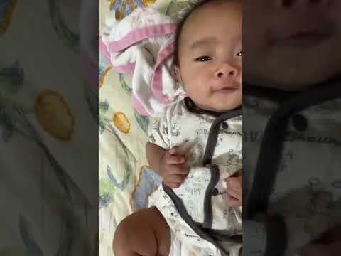 Talking 2 months old baby