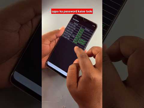 oppo ka password kaise tode | all oppo frp code *#813# #shorts