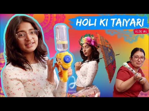 Holi Party ki Taiyari Start ho Gayi | PICHKARI  FOR HOLI 🔫  | Anantya Anand