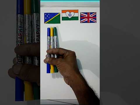 Solomon Islands 🇸🇧 India 🇮🇳 And United States 🇬🇧 Flag | #shorts #trending