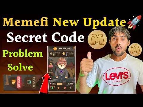 Good News🤩Memefi Mining New Update|| Memefi Secret Code Crack || Memefi Daily Combo