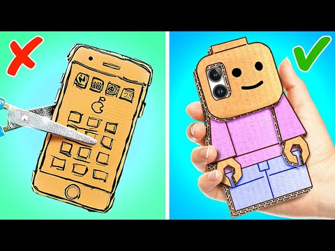 DIY Lego Phone Case 📱❤️ * LEGO Crafts and Gadgets With Your Favorite Characters *