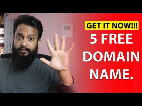 How To Have 5 Free Domain Name For 1 Year!