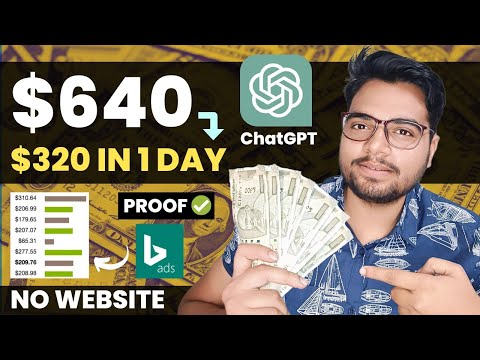 No Website! $640 In 2 Days From [Affiliate Marketing] | Run Bing Ads Using ChatGPT | ClickBank 2023