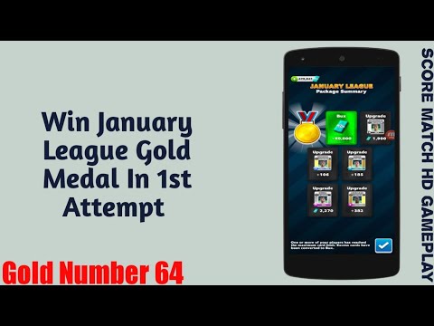 Won January League gold Medal 🏅With 1st Attempt Complete Matches walkthrough