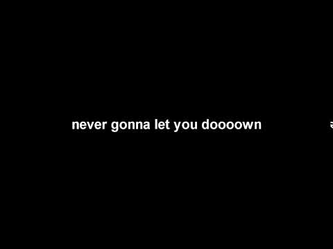 never gonna let you down (27/65)