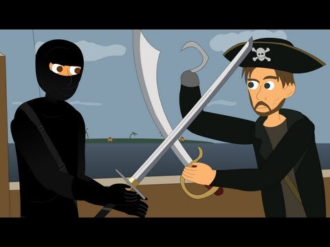 Ninja vs Pirate