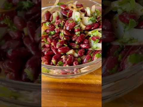 VIRAL red kidney beans salad recipe! 🥗 Easy, healthy, delicious #shorts