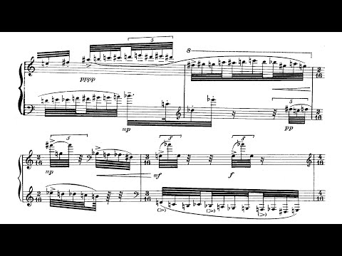 Luciano Berio - Cinque Variazioni per pianoforte (1952-1953) [Score-Video]