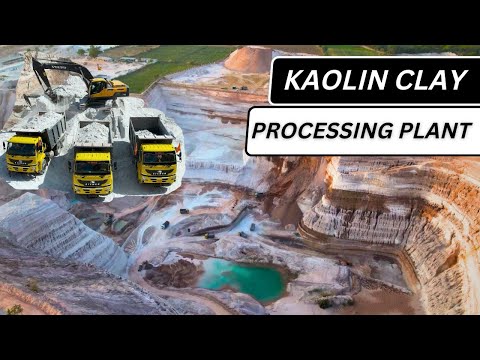 How China Clay Processing Plant Works | Kaolin Clay Mining | Clay Processing Industry