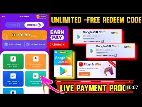 EARN2PAY APP Payment Proof | Free Redeem Code Earning App Today | Free Redeem Code Earning App |☺️😁😁