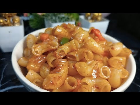 Indian style macaroni pasta | masala macaroni pasta recipe | 5 minutes masala macaroni