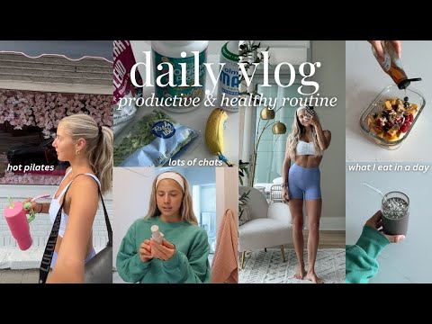 VLOG: what I eat in a day, + chatting about life in your 20's, + morning skicare faves!