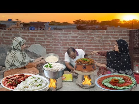 Village Life | Village Night Routine Dinner with Beaf Cury Recipe | Irma's Pakistani family vlog