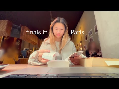 Finals week in Paris ft. burnout and goodbyes | study abroad diaries 11