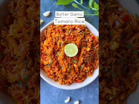 day-12 butter garlic tomato rice 30 days food recipes challenge #food #viral #youtube #shorts #rice