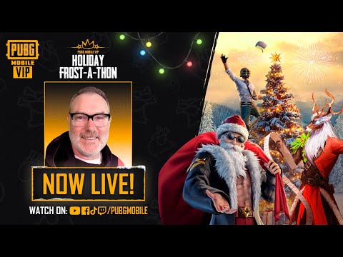 PUBG MOBILE VIP Holiday Frost-a-Thon: Seek & Survive w/ @TheBushka!