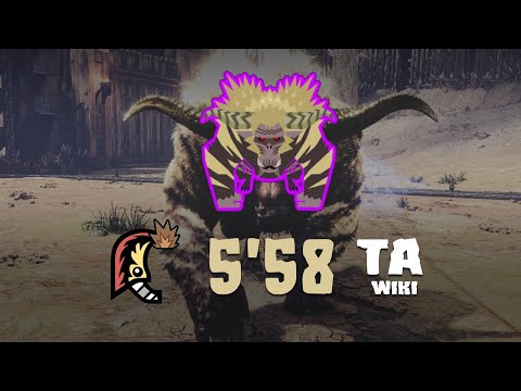 【MHWI】Tempered Furious Rajang GreatSword Solo 05'58"73 (TA Wiki Rules) | 激昂したラージャン 大剣ソロ