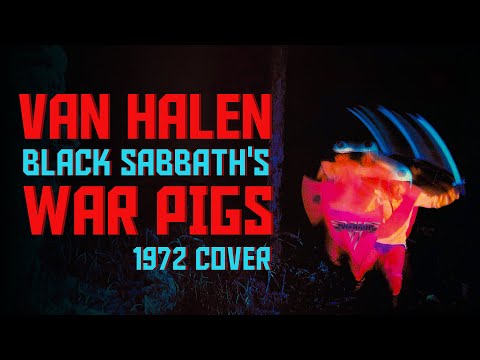 Van Halen Brothers cover Black Sabbath's War Pigs | 1972 rare Mammoth song