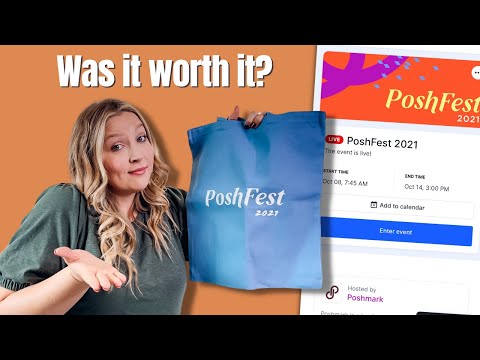 Poshfest 2021 Recap, Walkthrough NEW FEATURES, Swag Bag Unboxing,  WAS IT WORTH GOING?