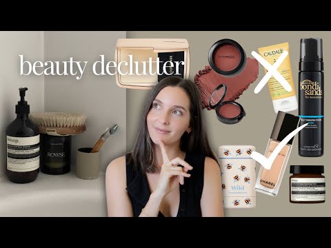 HUGE beauty declutter - the ONLY hair, skin & nail products you need 🧖🏻‍♀️🌿 2025 Reset Series Ep 1.