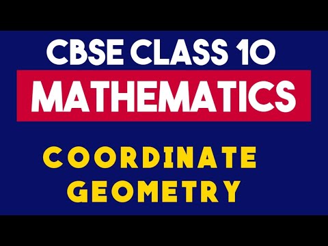 #cbseclass10 #myexamcoaching #cbsemaths  COORDINATE GEOMETRY CLASS 10 CBSE