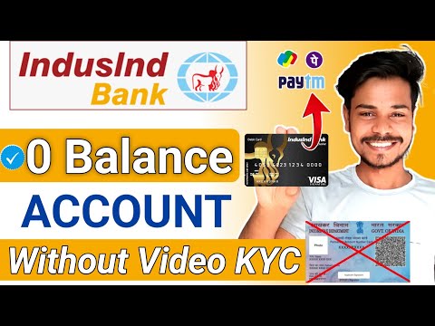 without video kyc | indusind bank account opening online 2024 | indusind bank zero balance account