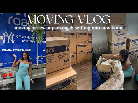 Moving Series Ep.1 | MOVING DAY! Unpacking, Organizing, Settling Into My New Home + More!