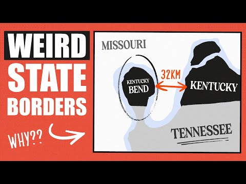 The WEIRDEST Borders Between U.S. States