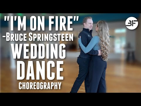 "I'm On Fire" by Bruce Springsteen  - Easy Wedding Dance Choreography for Beginners