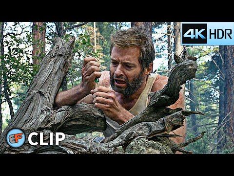 Wolverine Injects the Serum Scene | Logan (2017) 4K HDR Movie Clip