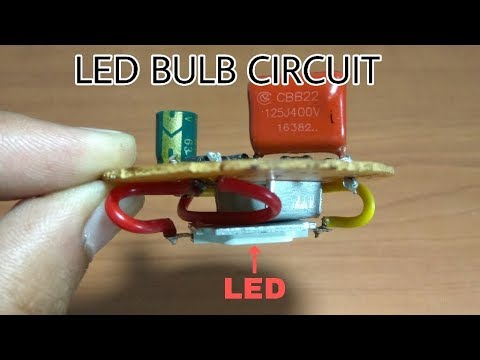 How to make a Circuit of LED BULB || Make a LED light Bulb easily