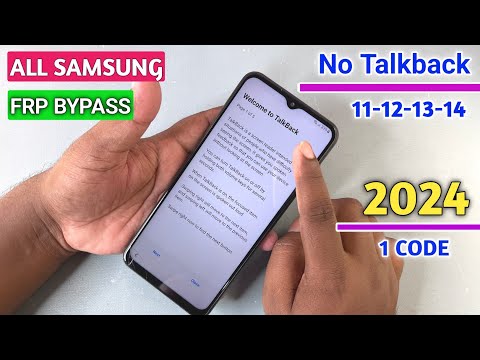 Samsung Frp Bypass TalkBack Not Working 2024 || Samsung A04/A04s/A04e/A12/A13/A14 Google Lock Remove