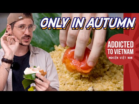 Must Try Vietnamese food in Fall - CỐM GREEN RICE - Food tour [bật CC Phụ đề tiếng Việt]