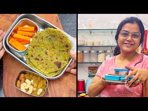 Bachchon ko til khilane ka sabse asaan tareeka. Tiffin recipes, aloo Palak paratha