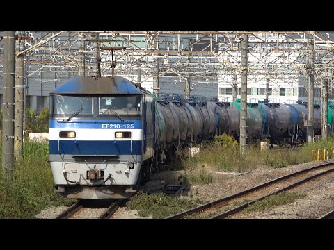 10/24/2024 Japan Railways: Empty Oil Tank Car Trains at Shin-Tsurumi