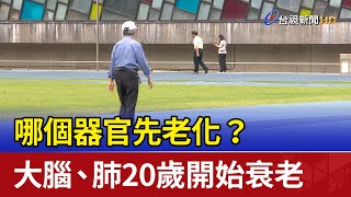 哪個器官先老化？ 大腦、肺20歲開始衰老