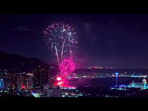 2020 淡海輕軌藍海線通車煙火秀(SONY A73)(JEFF 4K VIDEO )tamsui Ocean Line  traffic fireworks show#JEFF0007