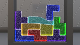 Softbody Tetris V36 😋Tetris Menu 😂 ❤️ C4D4U