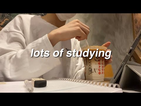 study vlog | lots of studying | Maths tuition class | hk study room | working at cafe