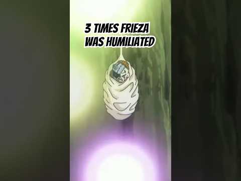 3 Times Frieza Was Humiliated #dragonball