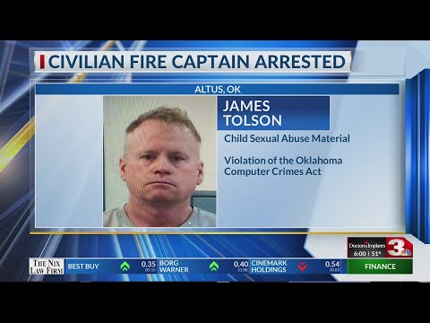 Altus AFB fire capt. arrested for child sex abuse materials